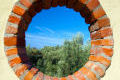 View through the 'hole in the wall'